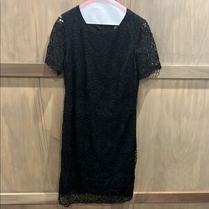 Elegant Black Lace Dress